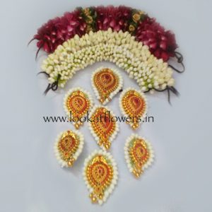 South Indian Bridal Jadai Alankaram - Lookatflowers - Book Now!