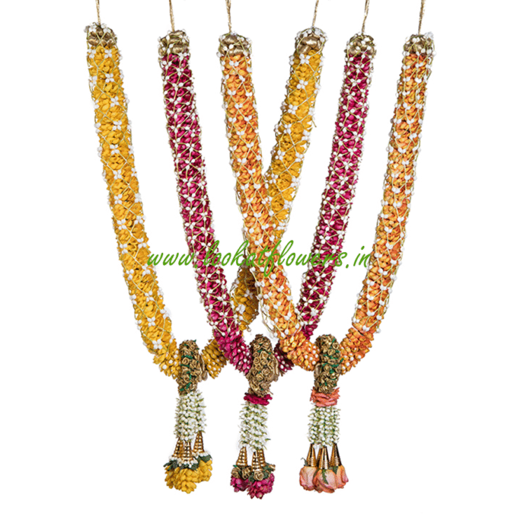 Rose Petal Garland with Net