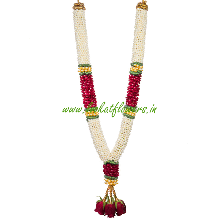 Rose Petals with Jasmine Malai