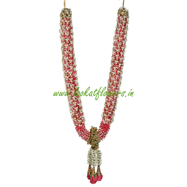 Pink Rose Petals Garland with Net